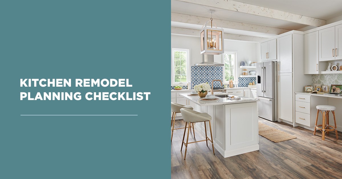 kitchen remodel planning checklist